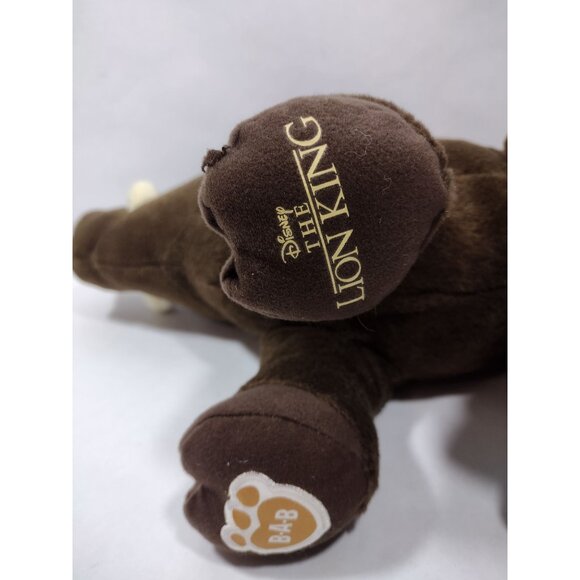 Build A Bear Workshop Disney The Lion King Pumba Warthog Plush Stuffed Animal - Picture 9 of 15